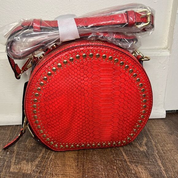 INC Pink Rilie Circle Top-Handle Crossbody Handbag - Picture 2 of 6